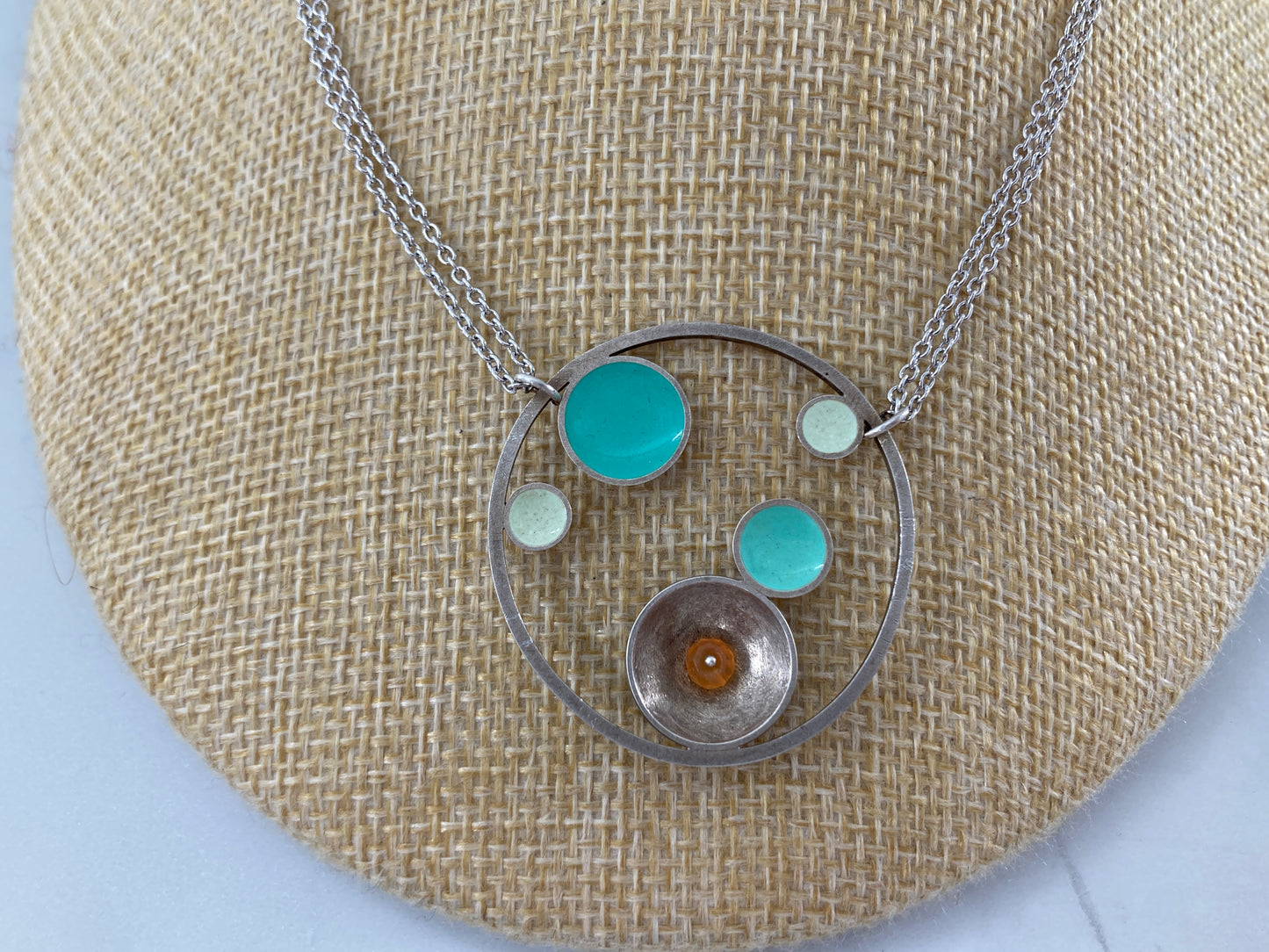 Bubble Enamel Necklace