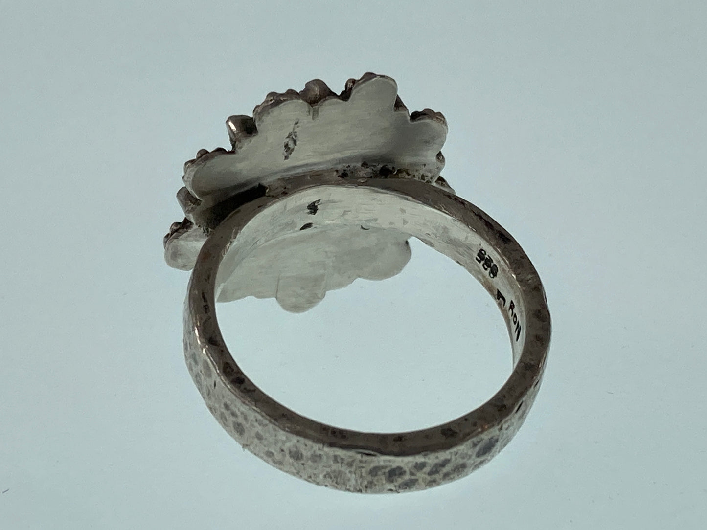 Needlepoint Turquoise Ring