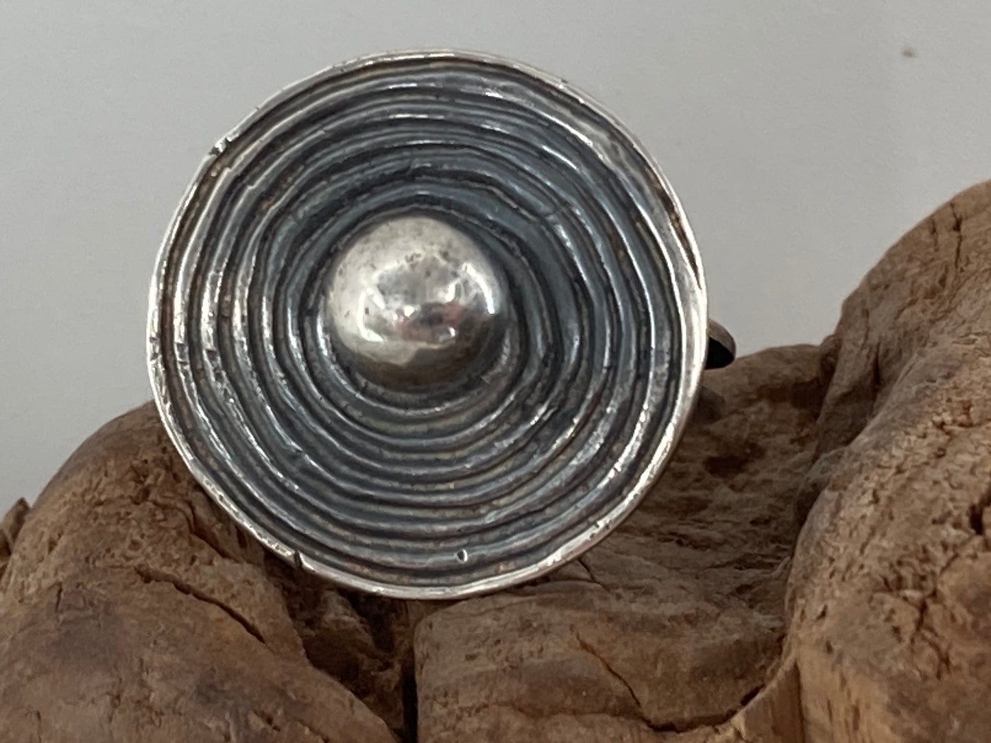 Modernist Sterling Ring