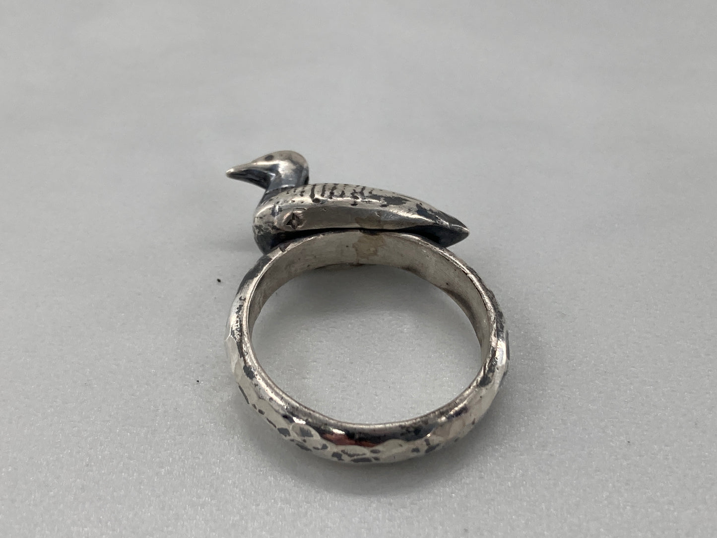 Loon Sterling Silver Ring