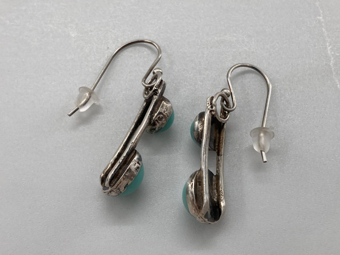 Turquoise 'Ball and Chain' Earrings
