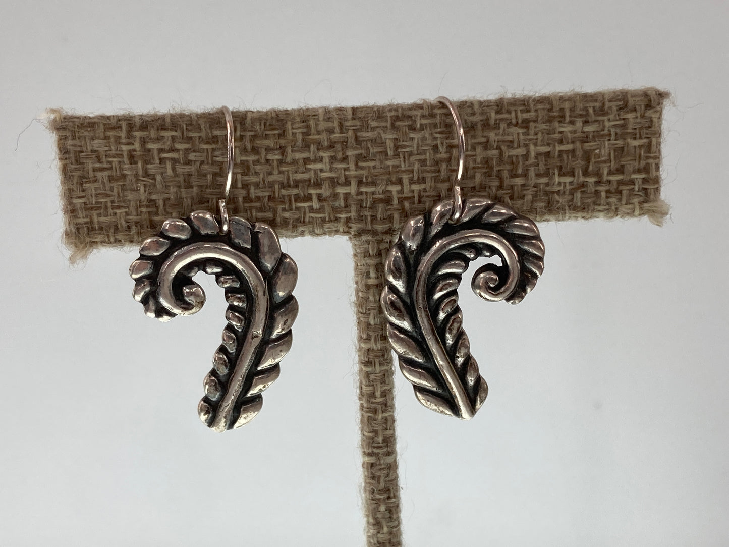 Sterling Silver Fern Earrings