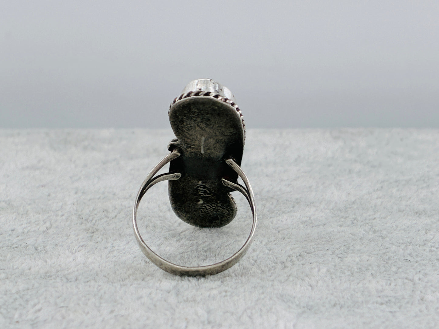 Abalone and Mother of Pearl Rescued Ring