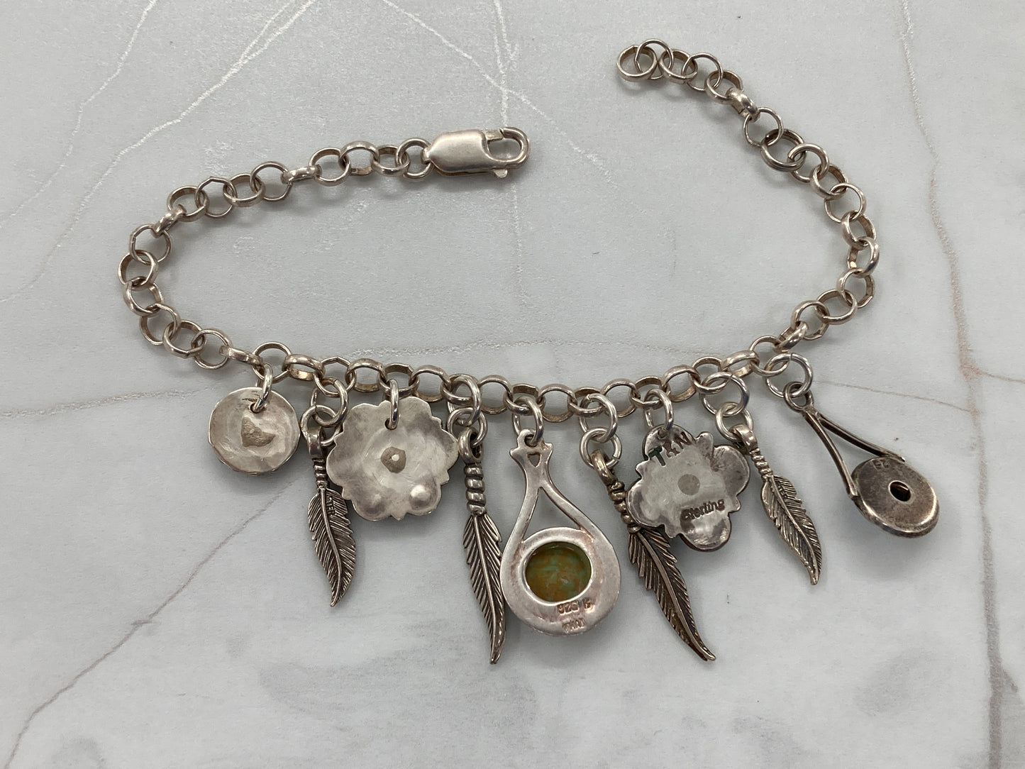 Impossible Turquoise Charm Bracelet