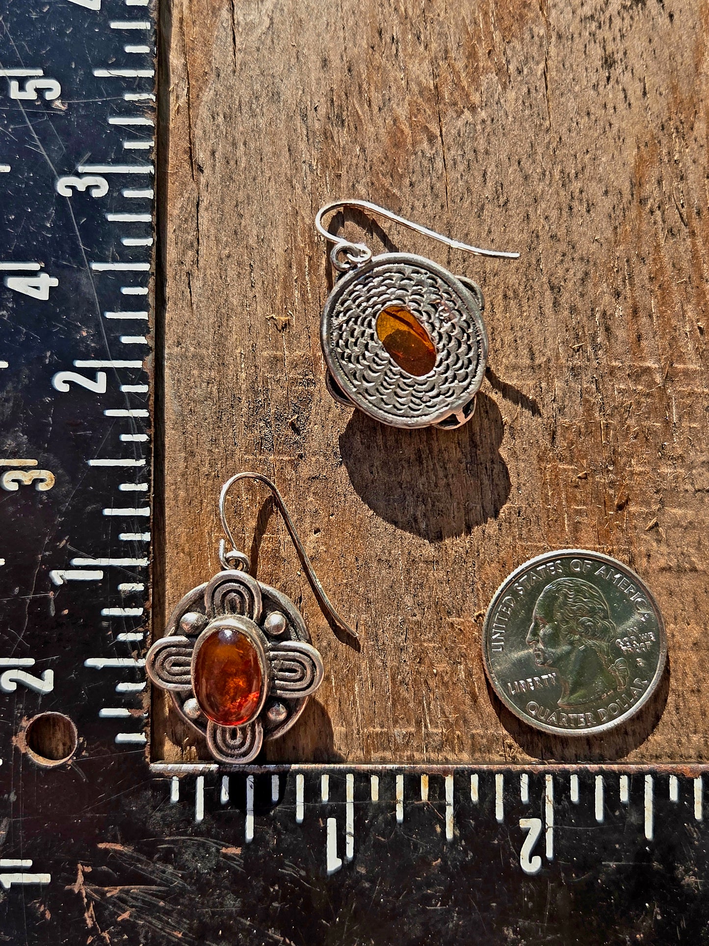 Baltic Amber Earrings #1