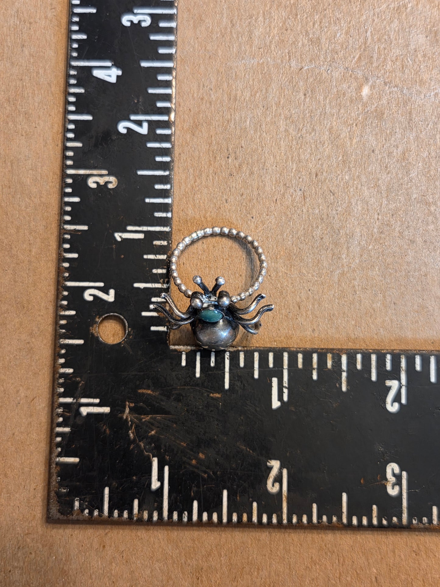 Spider Turquoise Ring