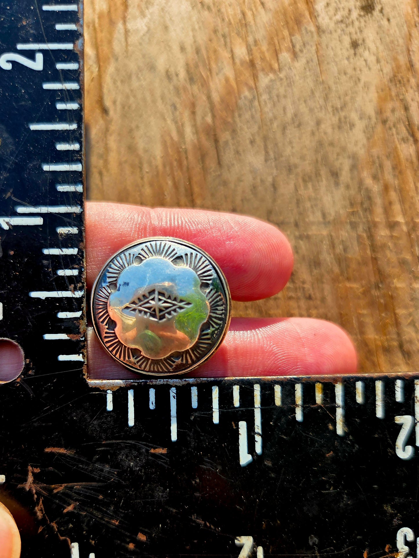 Southwest Button Ring