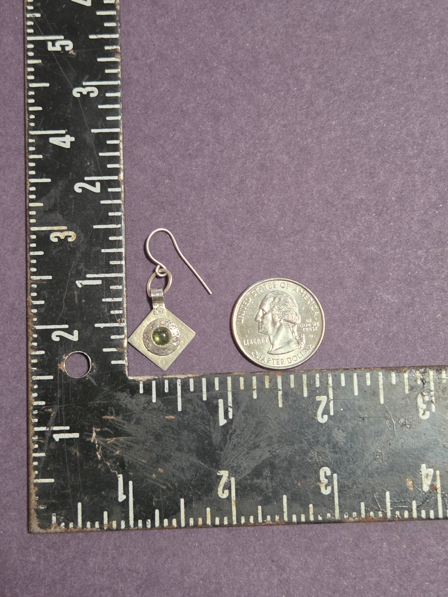 Peridot in Sterling Silver Rescue Only Earrings