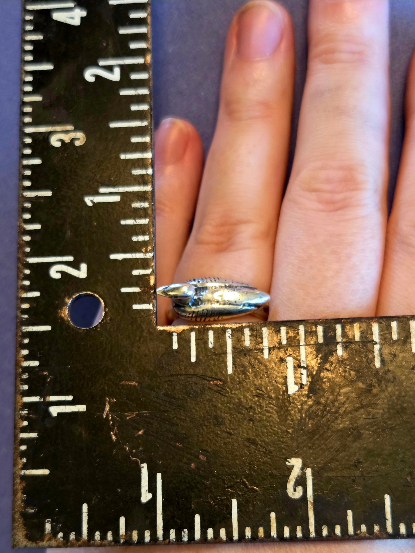 Loon Sterling Silver Ring