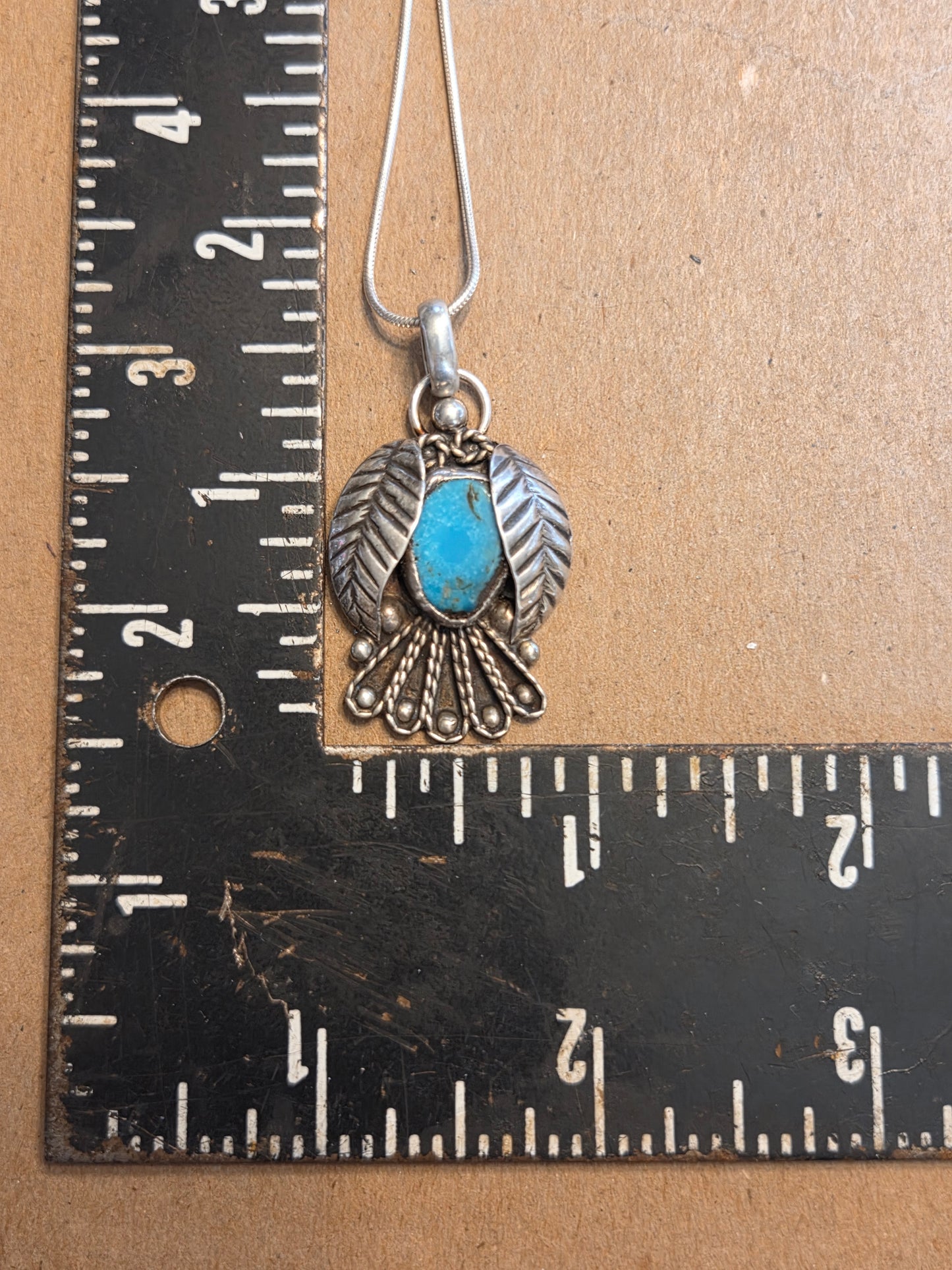 Flying Solo Turquoise Necklace