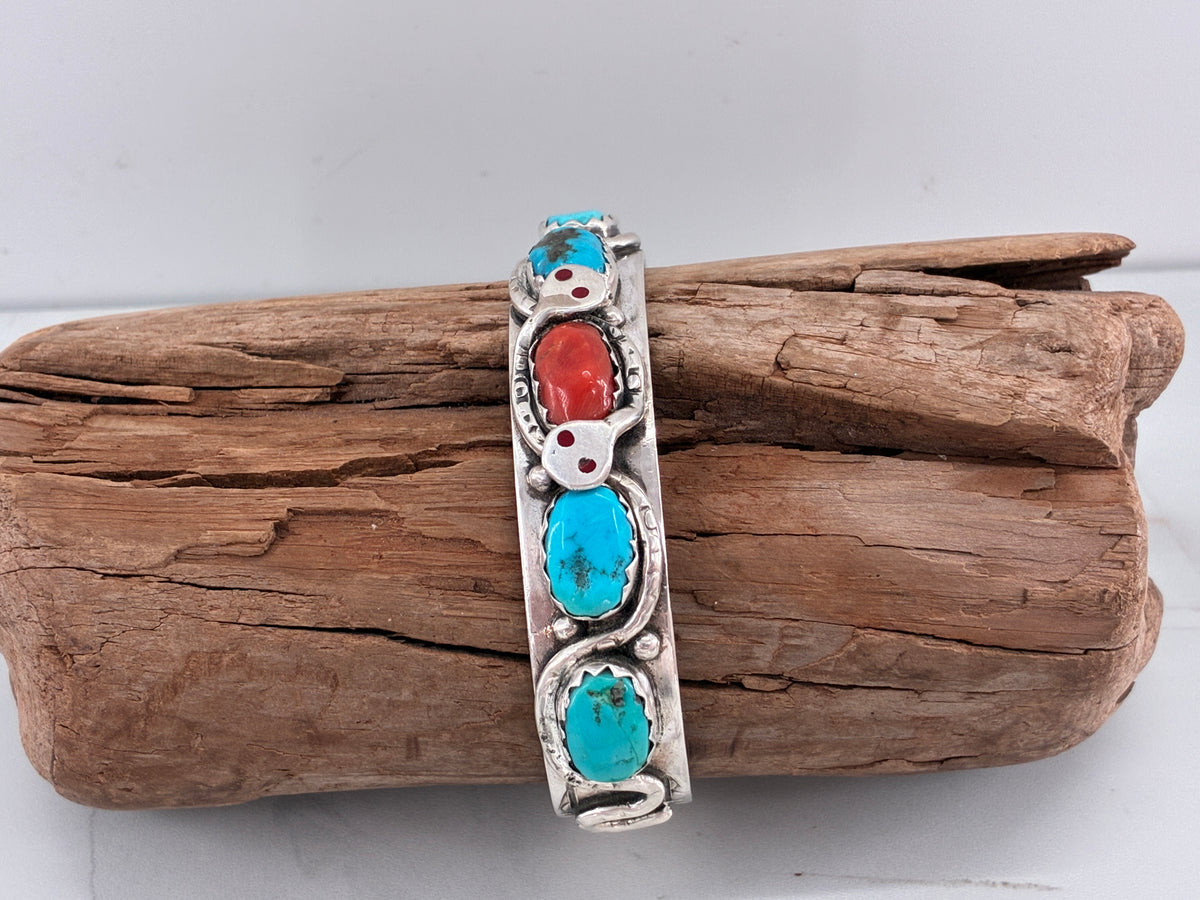 Reborn "Suni Effie Calavaza" Sterling Silver Snake Cuff