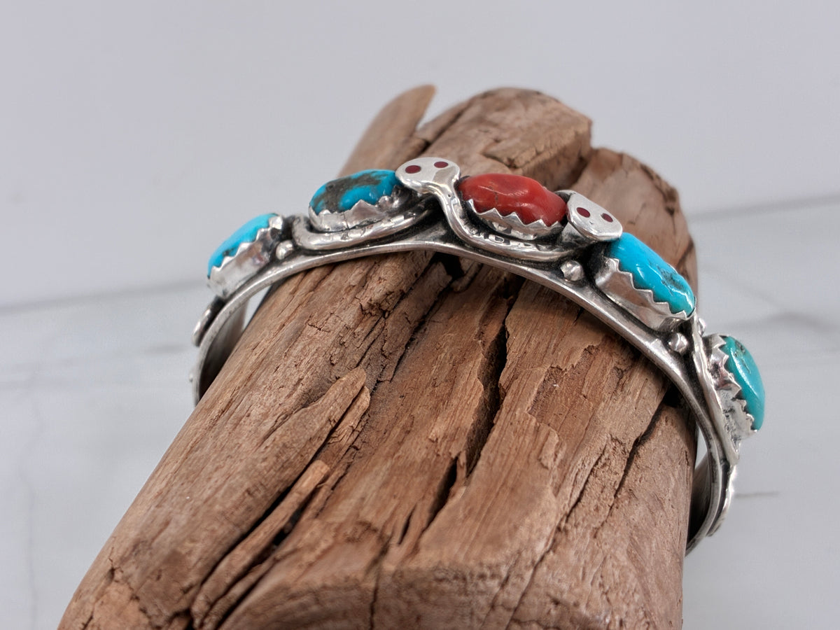 Reborn "Suni Effie Calavaza" Sterling Silver Snake Cuff