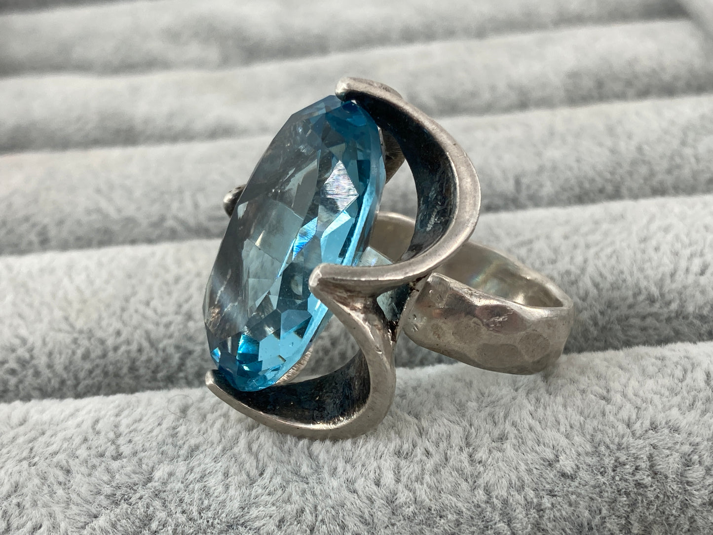 XL Blue Topaz Ring