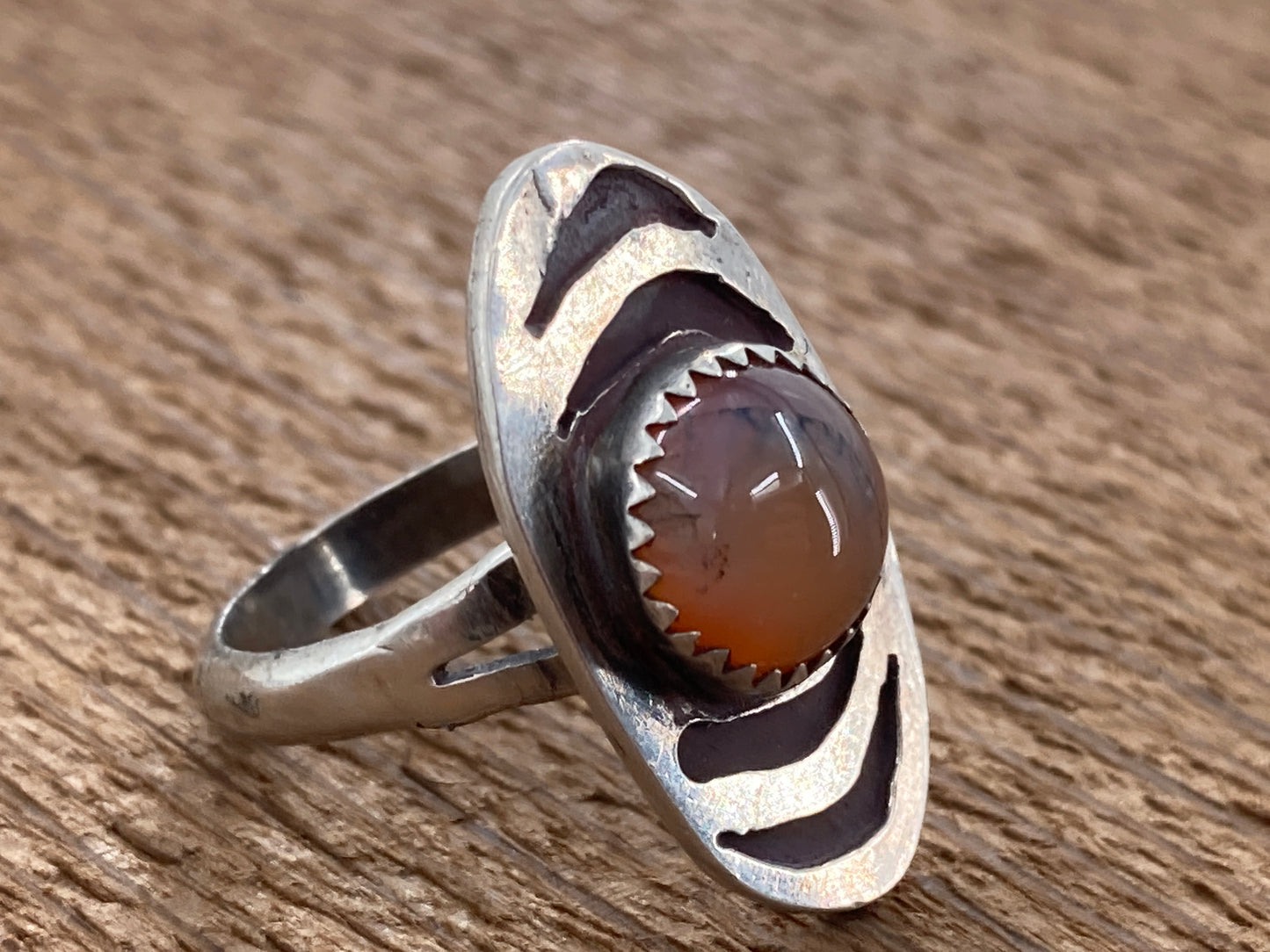 Mexican Fire Opal Ring