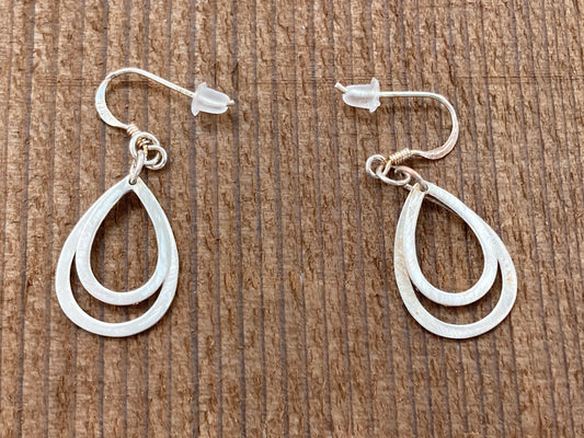 Sterling Tears Earrings