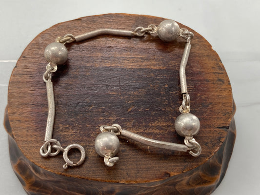 Balls of Sterling Bracelet