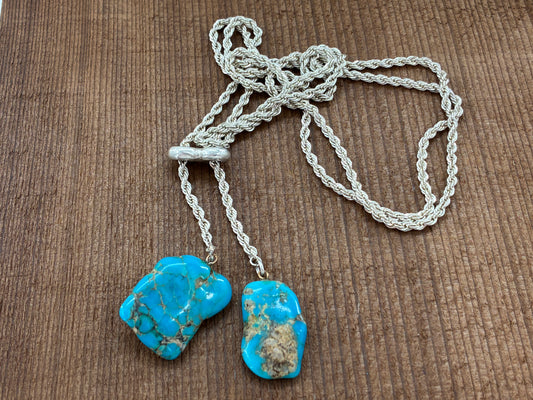 Turquoise Bolo Necklace