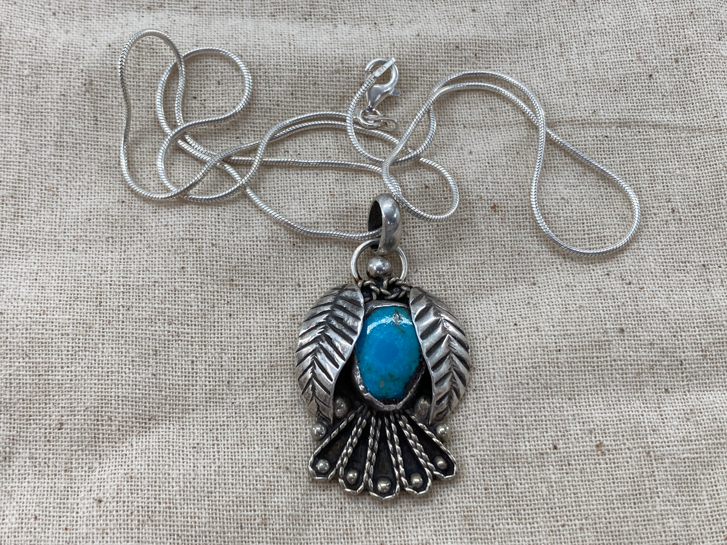 Flying Solo Turquoise Necklace