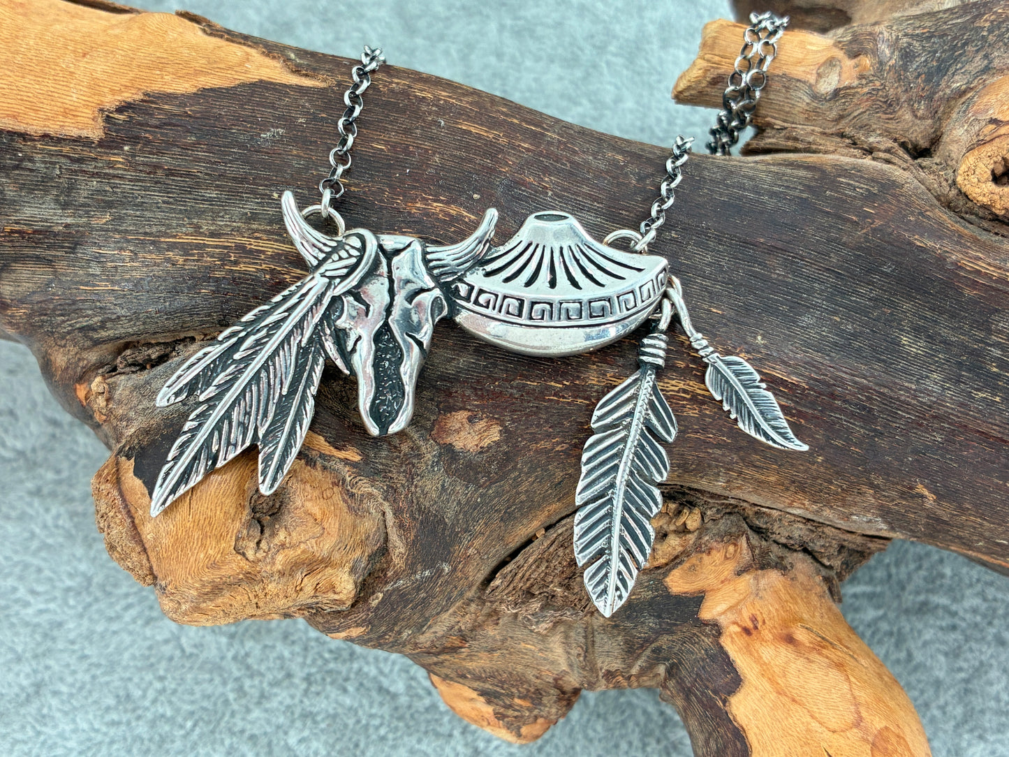 Western Sterling Silver Necklace