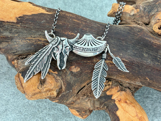 Western Sterling Silver Necklace