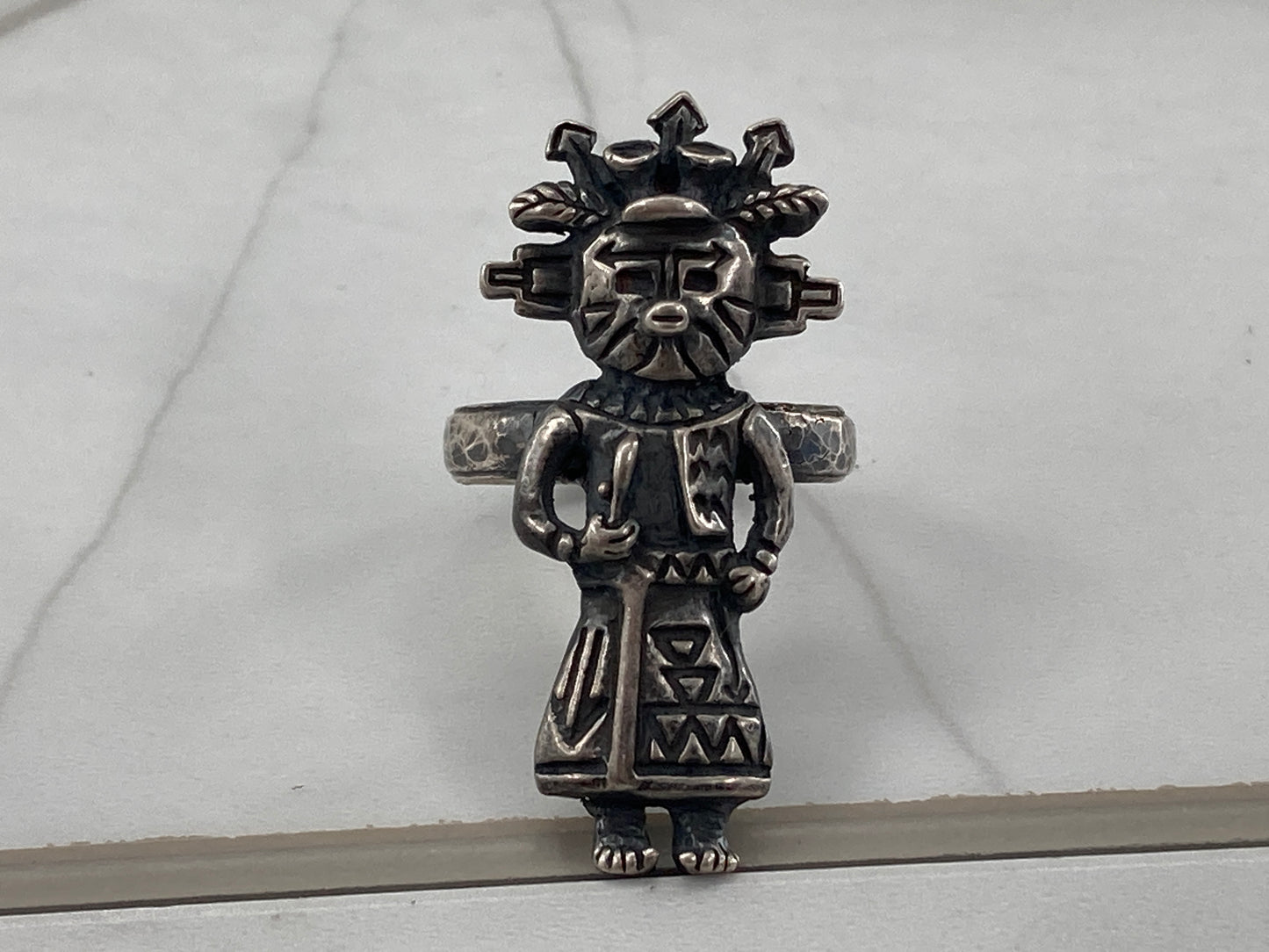 Native American Kachina Doll Ring