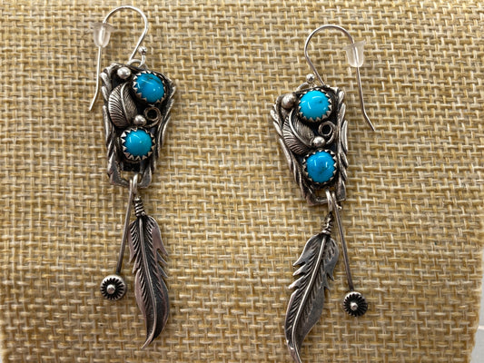 Kingman Turquoise Tab-to-Fab Earrings