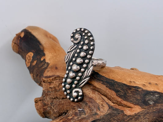 1970's Taxco Clip-on Reborn Ring