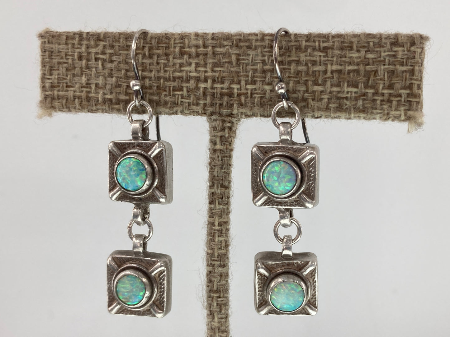 Square Opalite Earrings #1