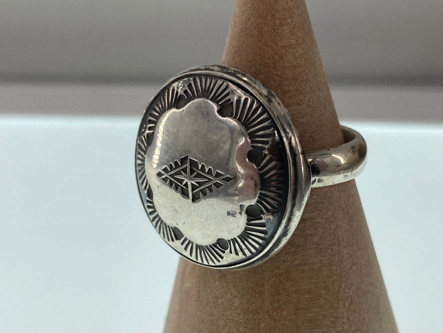 Southwest Button Ring