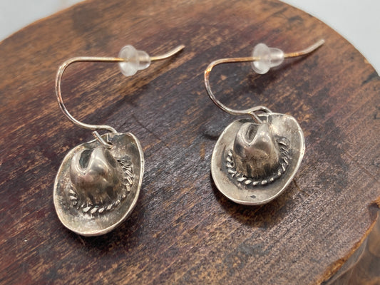 Cowgirl Hat Earrings
