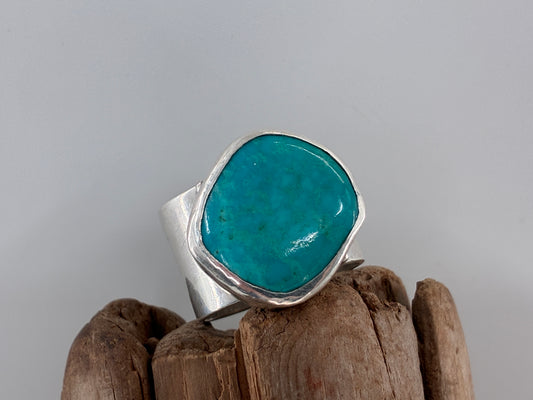Sonoran Gold Turquoise Ring - Size 11.5