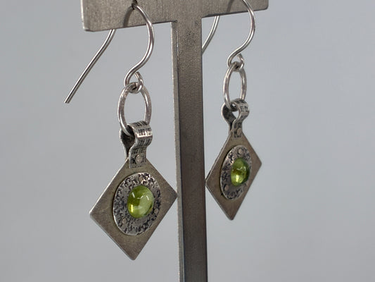 Peridot in Sterling Silver Rescue Only Earrings