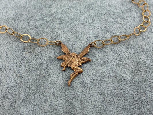 Brass Fairy Necklace