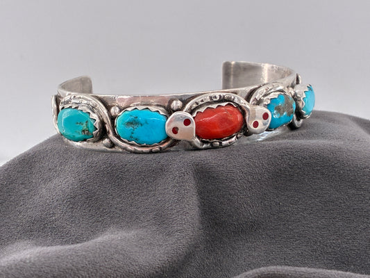 Reborn "Suni Effie Calavaza" Sterling Silver Snake Cuff