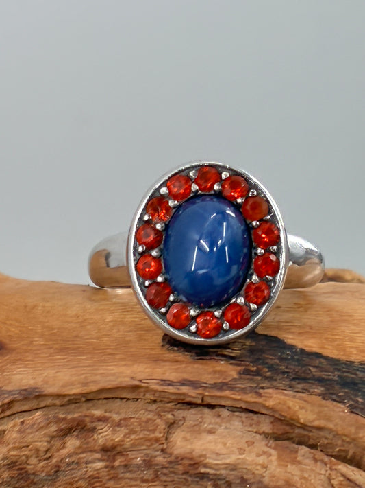Garnet Sapphire Ring