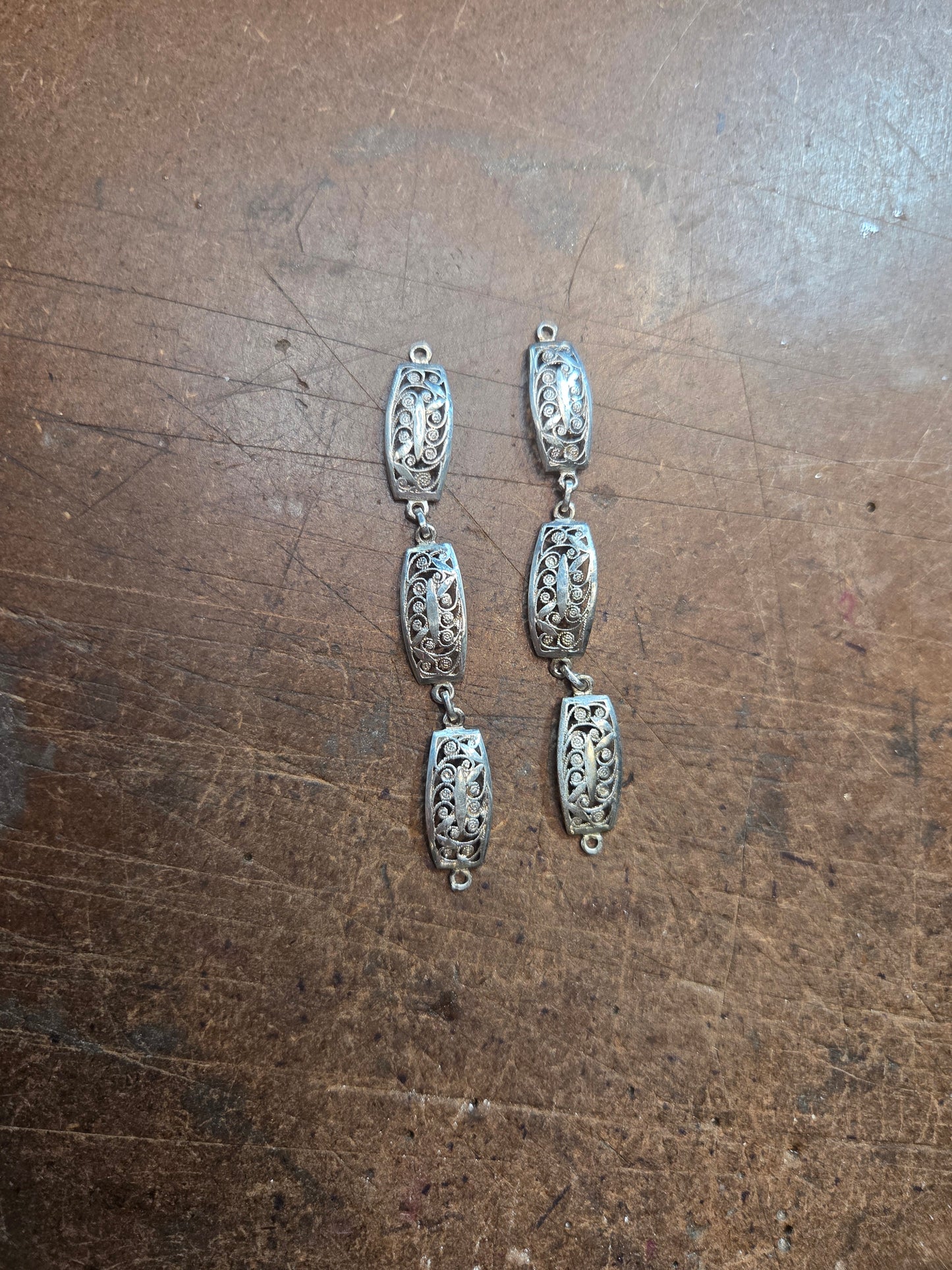 Sterling Silver and Pearl Earrings