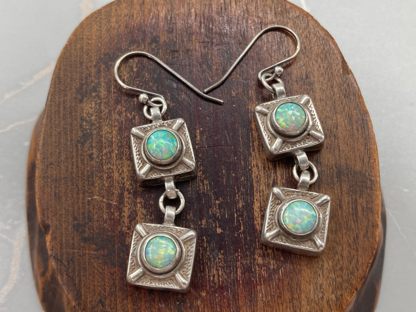 Square Opalite Earrings #1