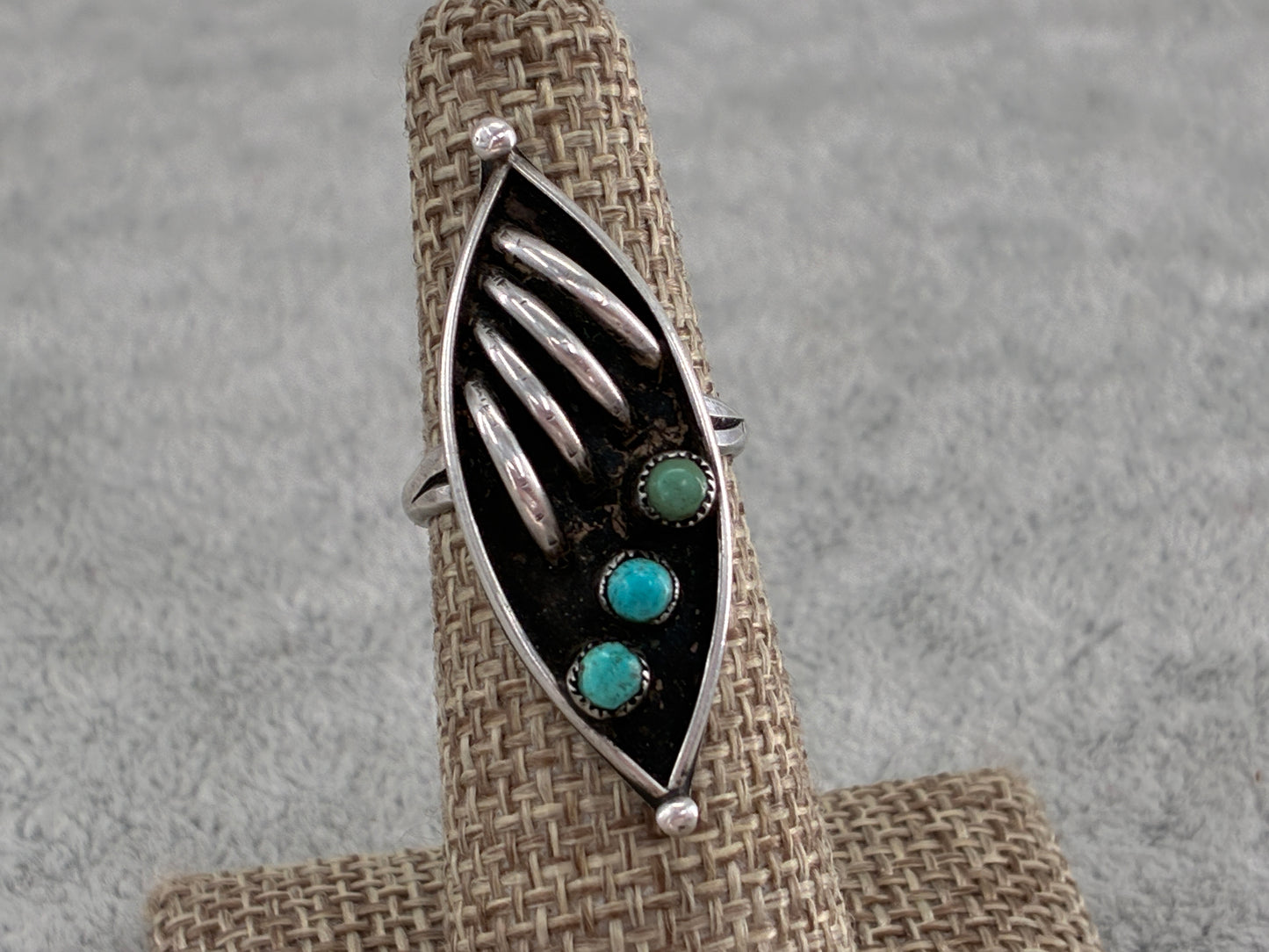 Rescued "D.A. Dishta" Turquoise Ring - Size 5.5