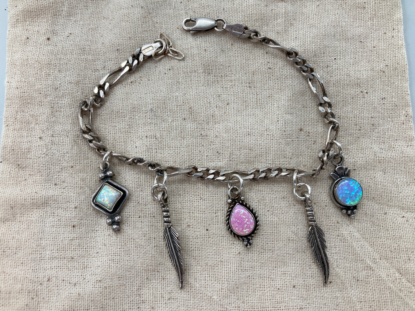 Opalite Charm Bracelet