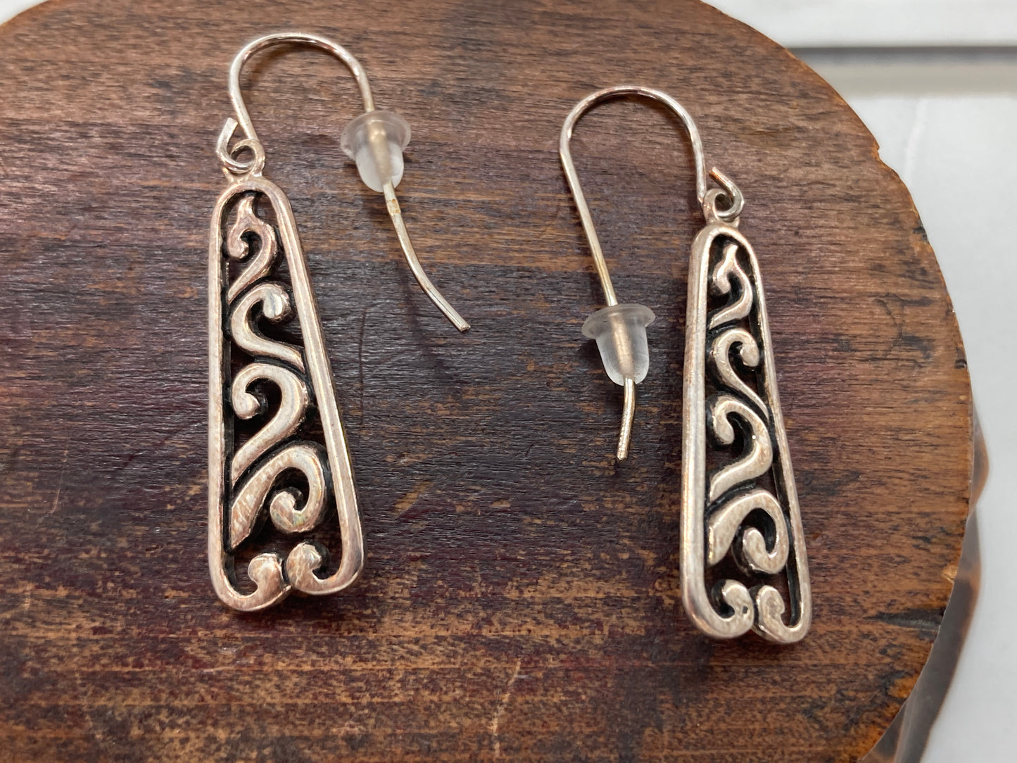 Sterling Silver Wave Earrings