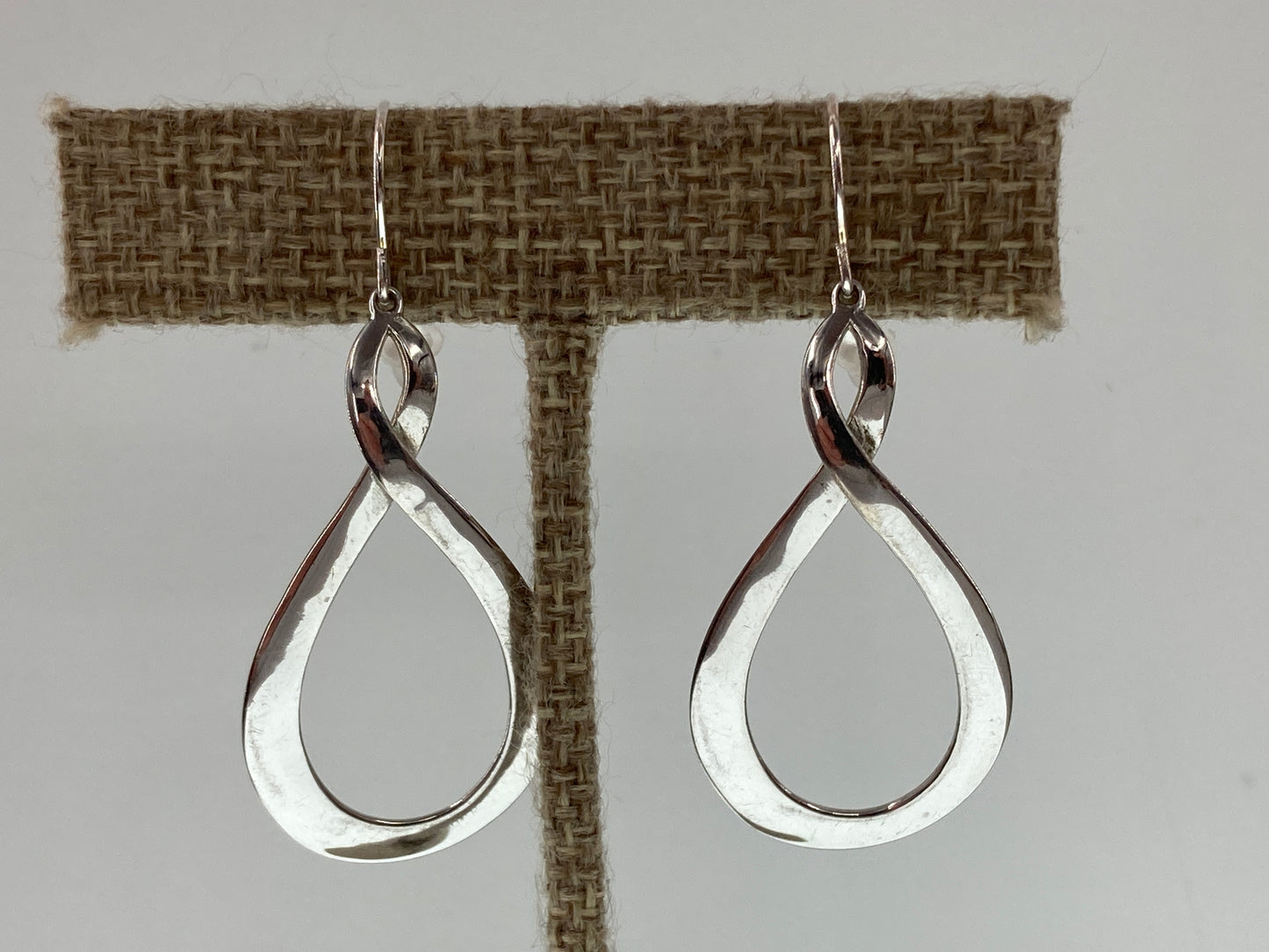 Rescued Sterling Silver Infinity Earrings