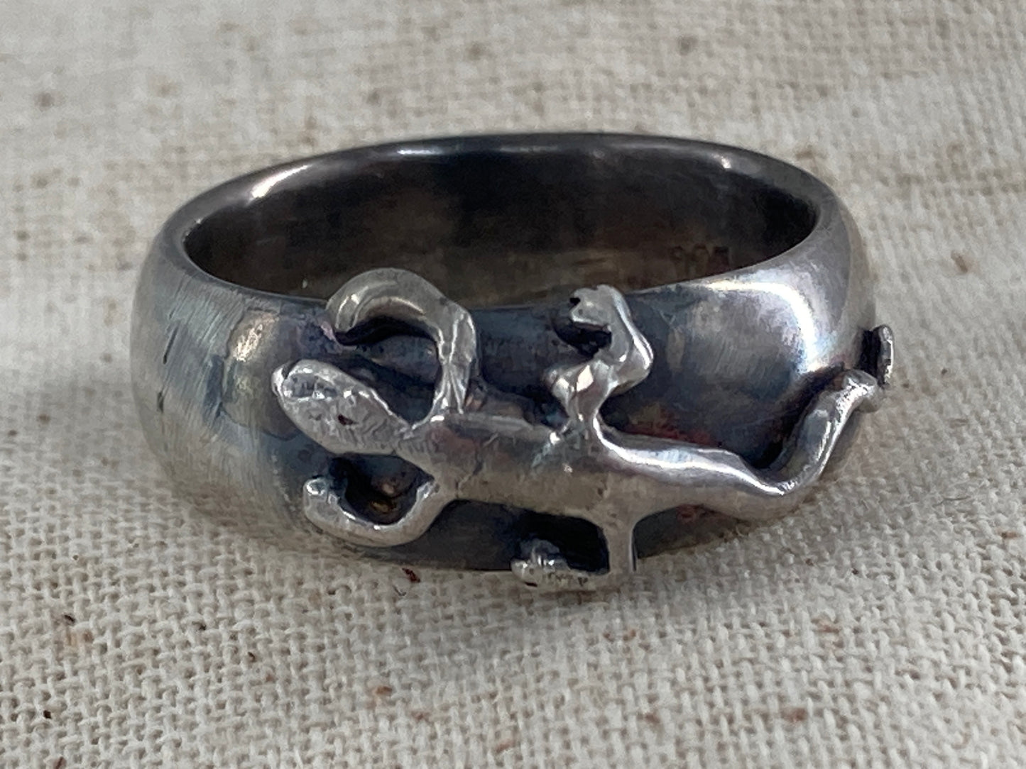 Gecko Band Ring