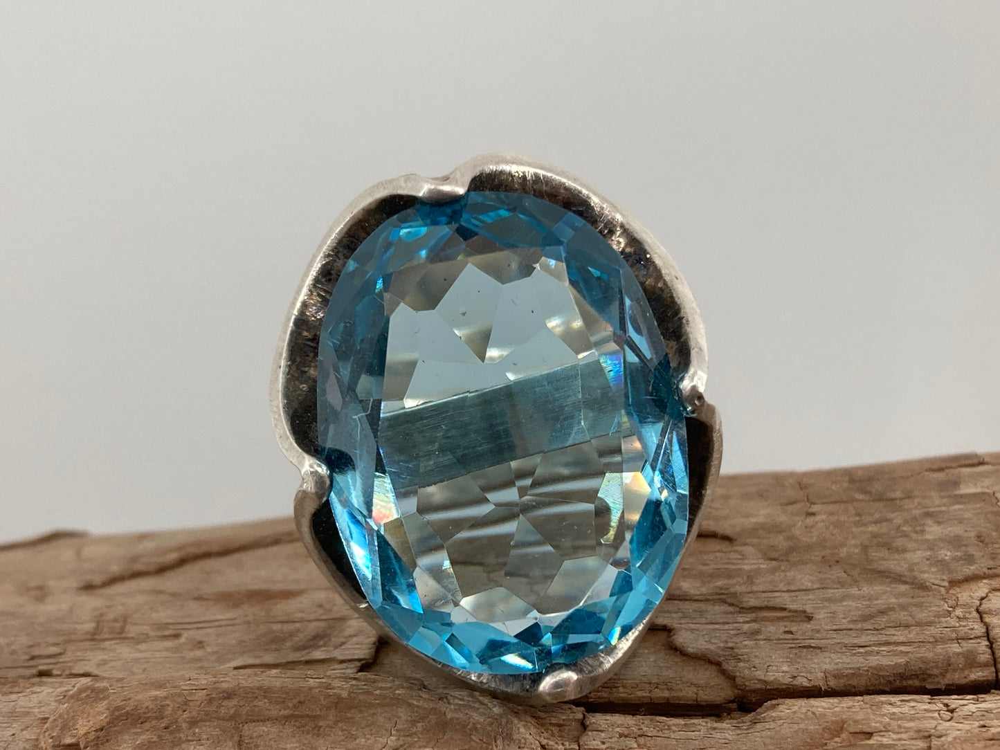 XL Blue Topaz Ring