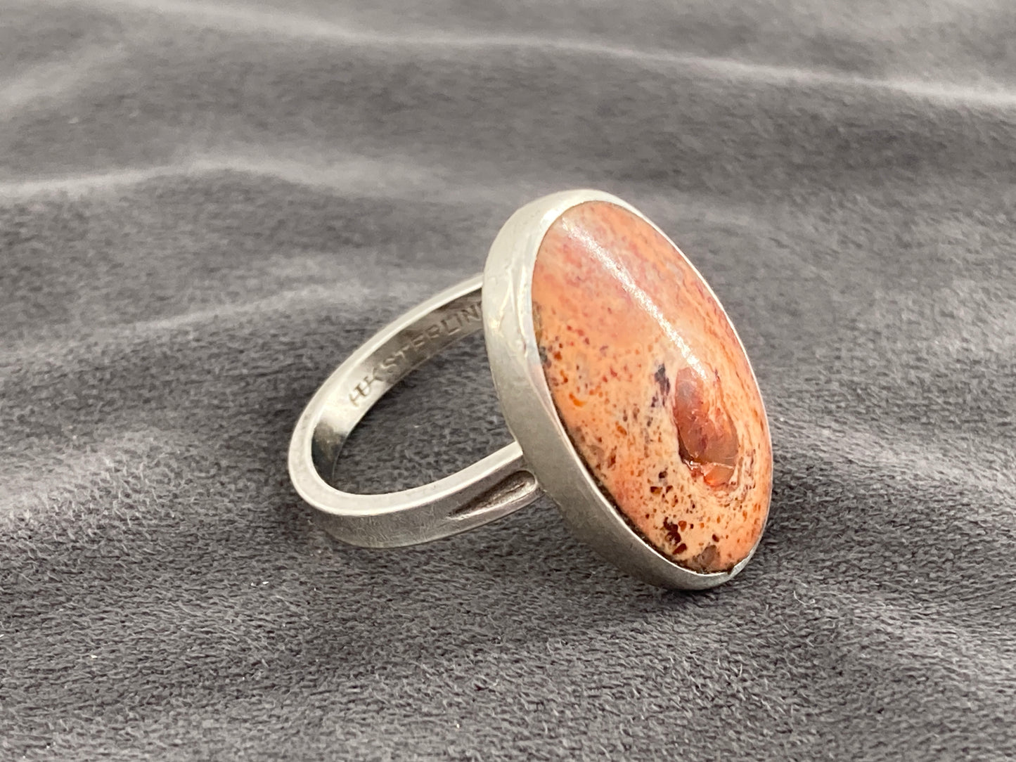 Botswana Agate in Sterling Silver Ring