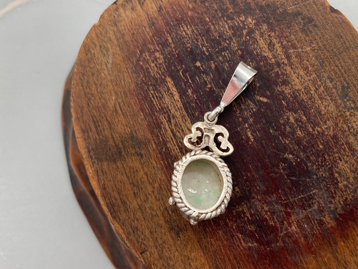Jade in Sterling Silver Pendant