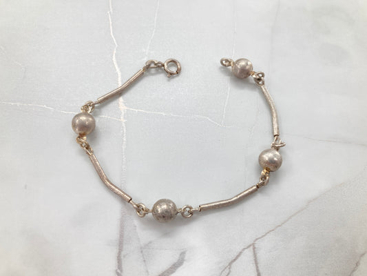 Balls of Sterling Bracelet