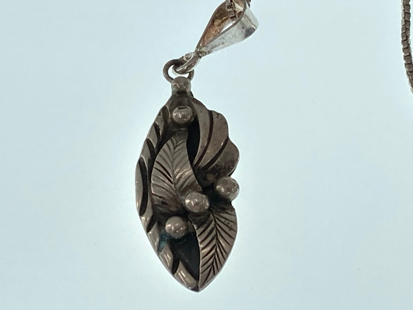 Navajo Leaf Work Necklace