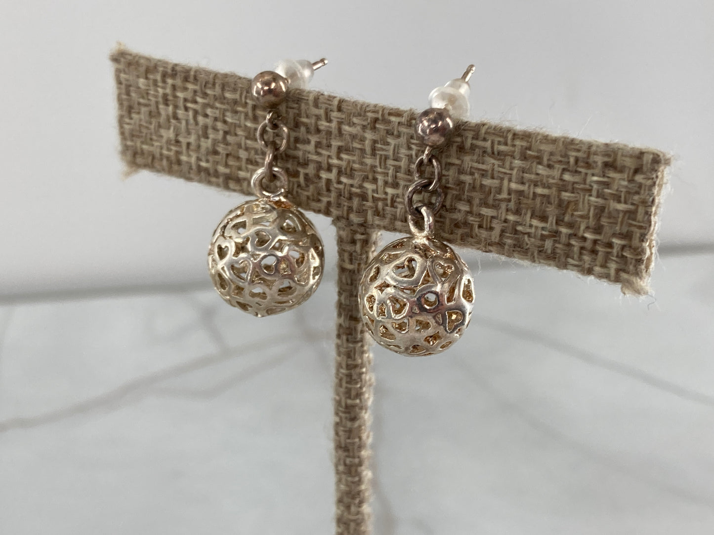 Cage of Love Post Earrings