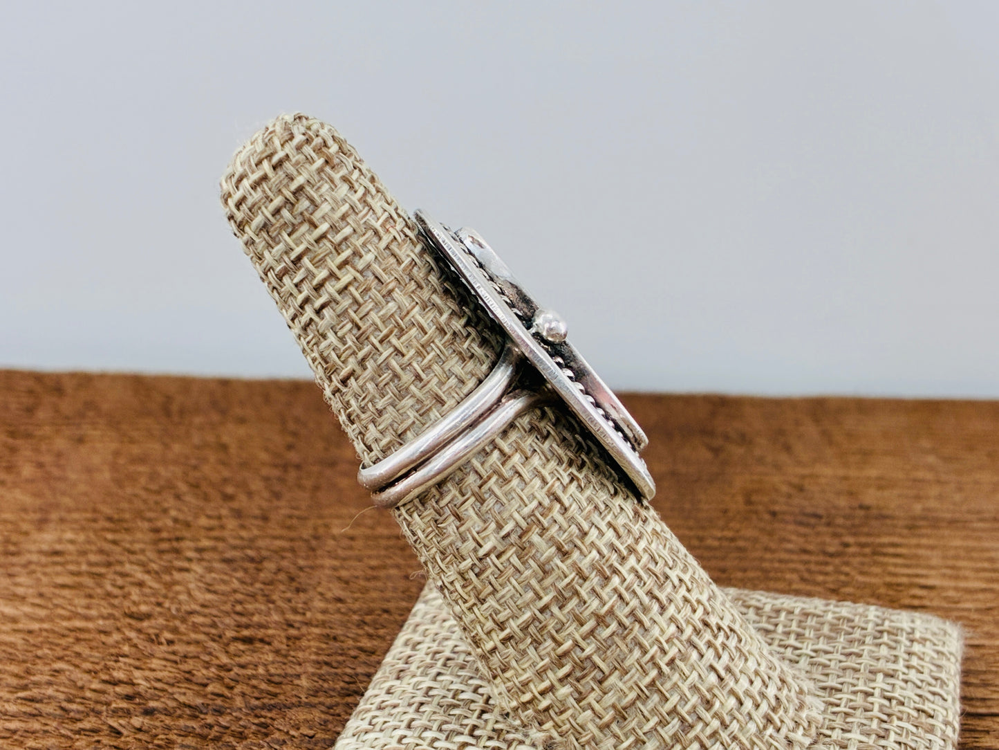 Mother of Pearl in Sterling Silver Ring -Size 6.25