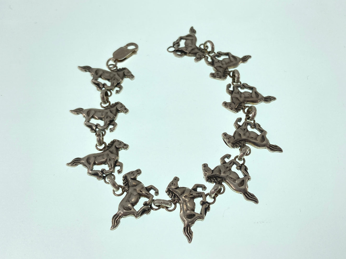 Sterling Silver Horse Bracelet
